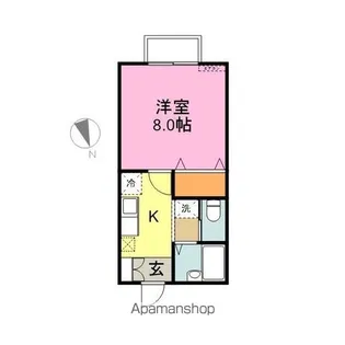 アペックス・イン堤【203号室】の間取り