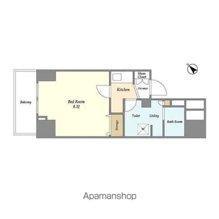 プレール・ドゥーク南千住【15階】の間取り