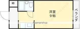 89新石切【4階】の間取り