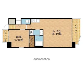 プレジオ梅田【7階】の間取り