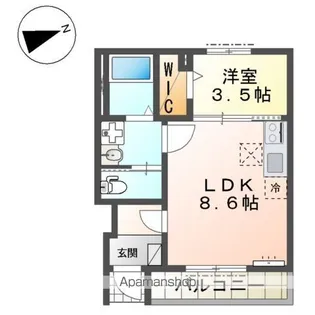 アヴェリア【1階】の間取り