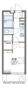 レオパレスMOTOHAMA【1階】の間取り