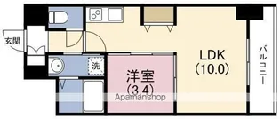 セレニテ京橋クレア【9階】の間取り