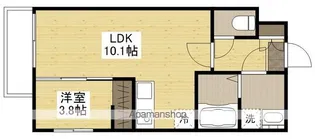 セブンプロート江波本町Ⅰ(南側)【3階】の間取り