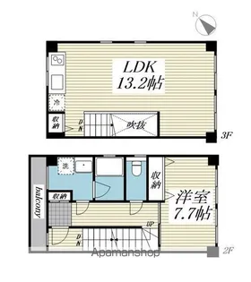 サリースマイル参番館【2階】の間取り