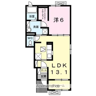 サニーパーク【1階】の間取り