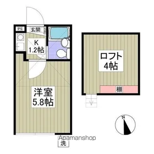 グランドソレイユ松戸【1階】の間取り