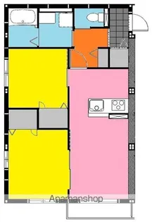 レジリエントⅡ【201号室】の間取り