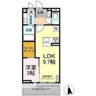 GLICINA【3階】の間取り