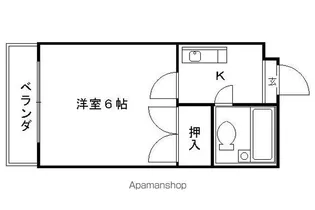 ハイツ嵐山【302号室】の間取り