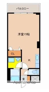 シャンテ城ヶ崎【502号室】の間取り