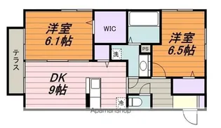 ルミエール【1階】の間取り
