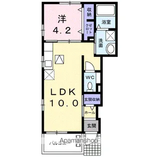 アリエッタ【1階】の間取り