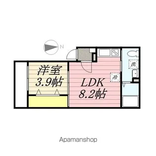 千葉県千葉市中央区道場北1丁目【アパート】の間取り