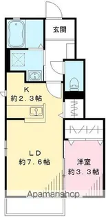 シャルマンドミール Ⅱ【101号室号室】の間取り