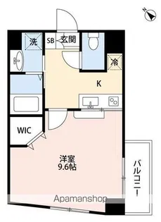 ARVITA新屋敷【6階】の間取り