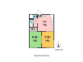 アザレアハイツ【101号室】の間取り