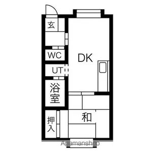 Kシャトー【202号室】の間取り