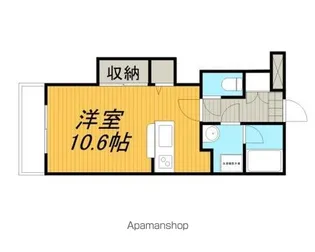 アライブⅠ【201号室】の間取り