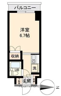 アソルティ東二番丁レジデンス【306号室】の間取り