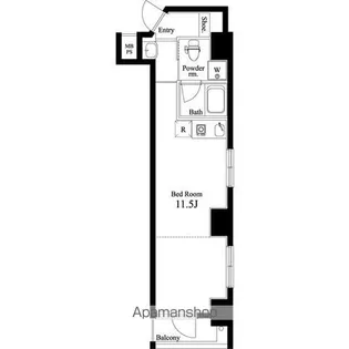 ミリアビタNO.22【8階】の間取り