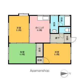 アヴニール壱番館【201号室】の間取り