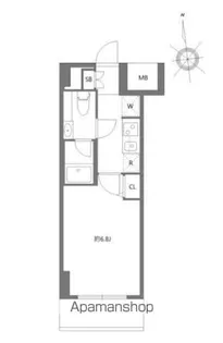 エヌステージジェイアール新白岡駅前【603号室】の間取り