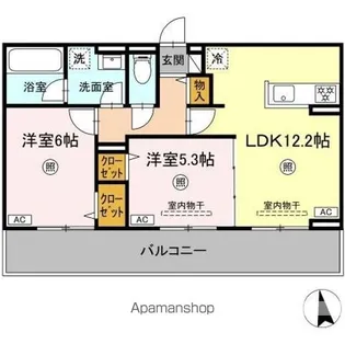 CHOUETTE【2階】の間取り