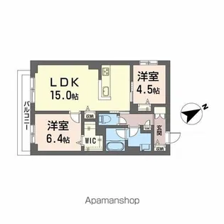 カーサ・アチェロ【2階】の間取り