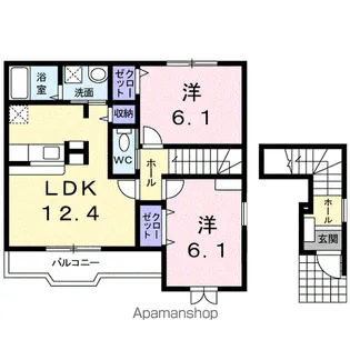 サンリット・ビラ【2階】の間取り