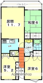 マンションRIVAGE(マンションリヴァージュ)【210号室】の間取り