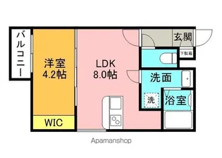 LE CALME【3階】の間取り