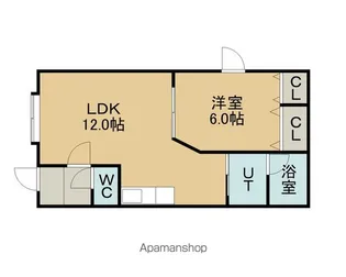 コーポ翼2【102号室】の間取り