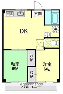 神奈川県横浜市磯子区新杉田町【マンション】の間取り