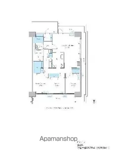 グランセジュール大国町【8階】の間取り