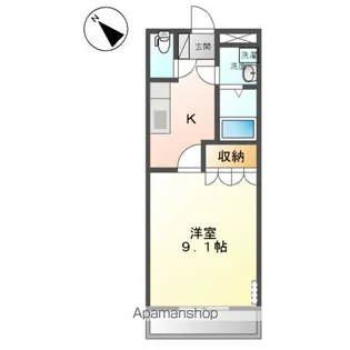グランディール【1階】の間取り