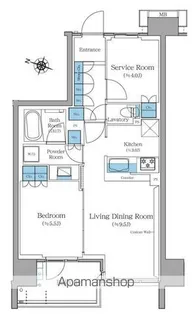 ブランシエスタ王子【5階】の間取り