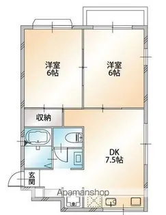 サンビレッチⅡ【2階】の間取り