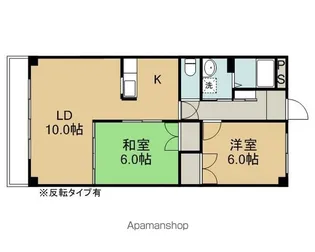 マンションバンガード【206号室】の間取り