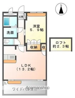 レーヴ エスポワール【2階】の間取り