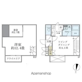 ALERO新中野II【1階】の間取り