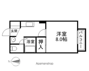ドゥエリング・秀【1階】の間取り