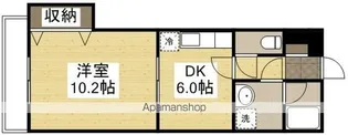 プレステージ高島(南棟)【1階】の間取り