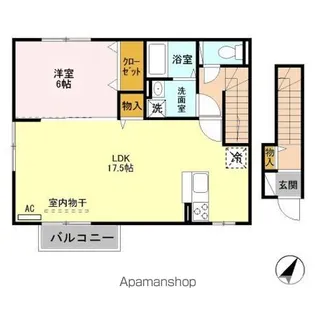 クリプトン A【2階】の間取り