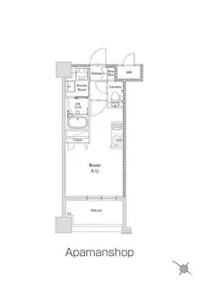 エンクレスト天神南PURE【10階】の間取り
