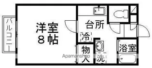 フローラル松森B棟【102号室】の間取り