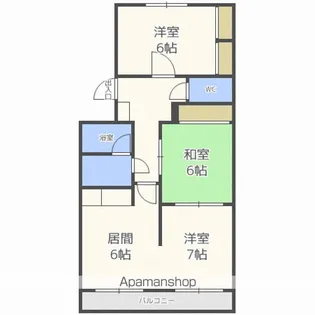 フォレストメモリー【2階】の間取り