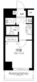 スカイコート・ヴィーダ五反田ウエスト【3階】の間取り