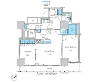 パークアクシス滝野川ラ ブリーズ【5階】の間取り