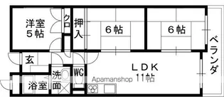 ロイヤル西宮【2階】の間取り